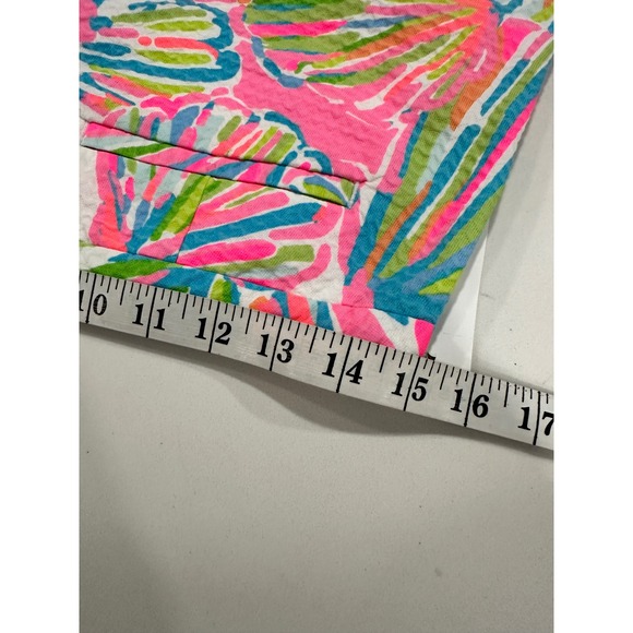 Lilly Pulitzer‎ Women's Colorful Shell Print Seersucker Shorts - Picture 5 of 5